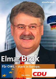 Juni 2009 wird dort ab 16.30 Uhr MdEP <b>Elmar Brok</b> zu Gast sein. - 1