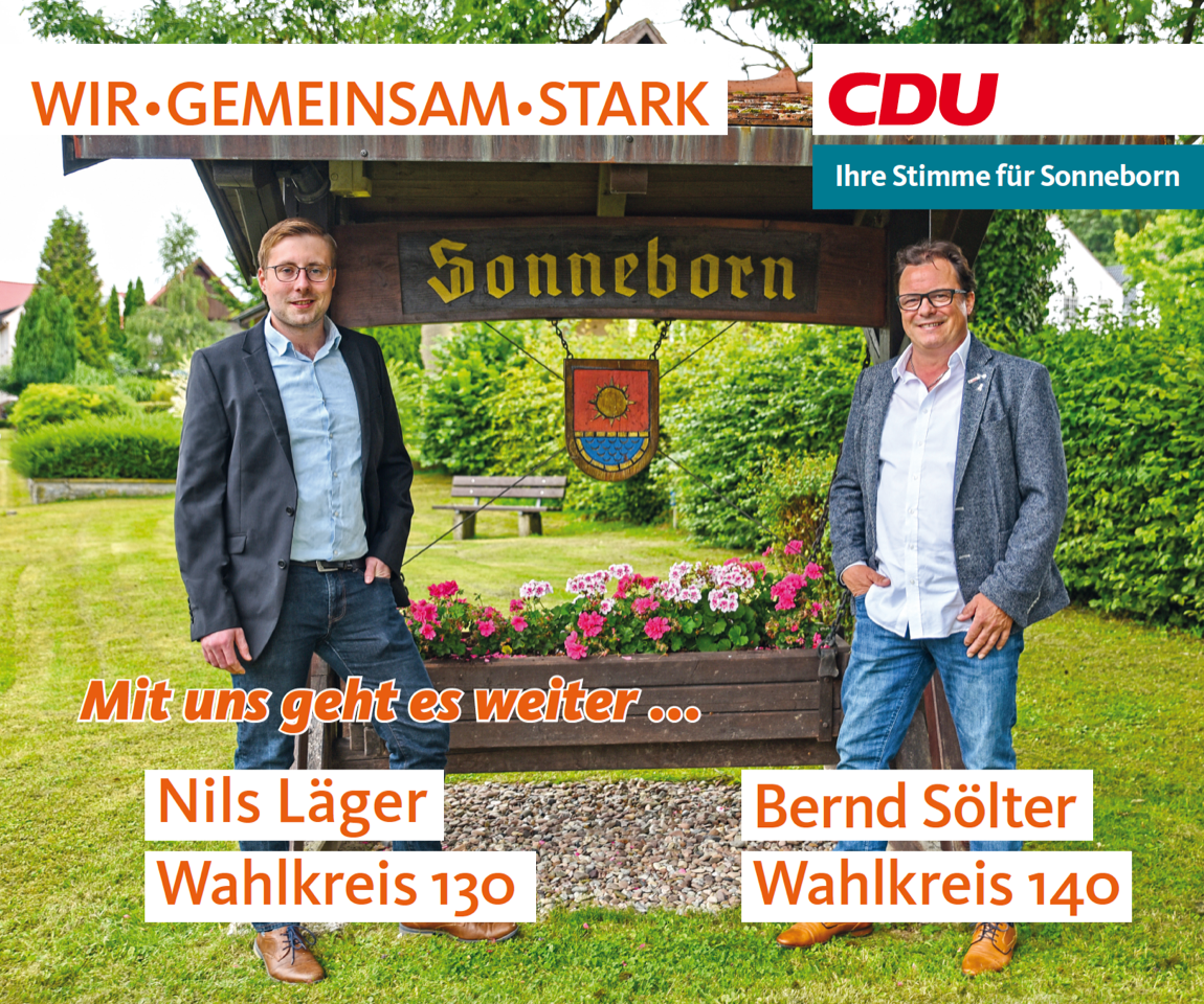 Nils Läger und Bernd Sölter für Sonneborn